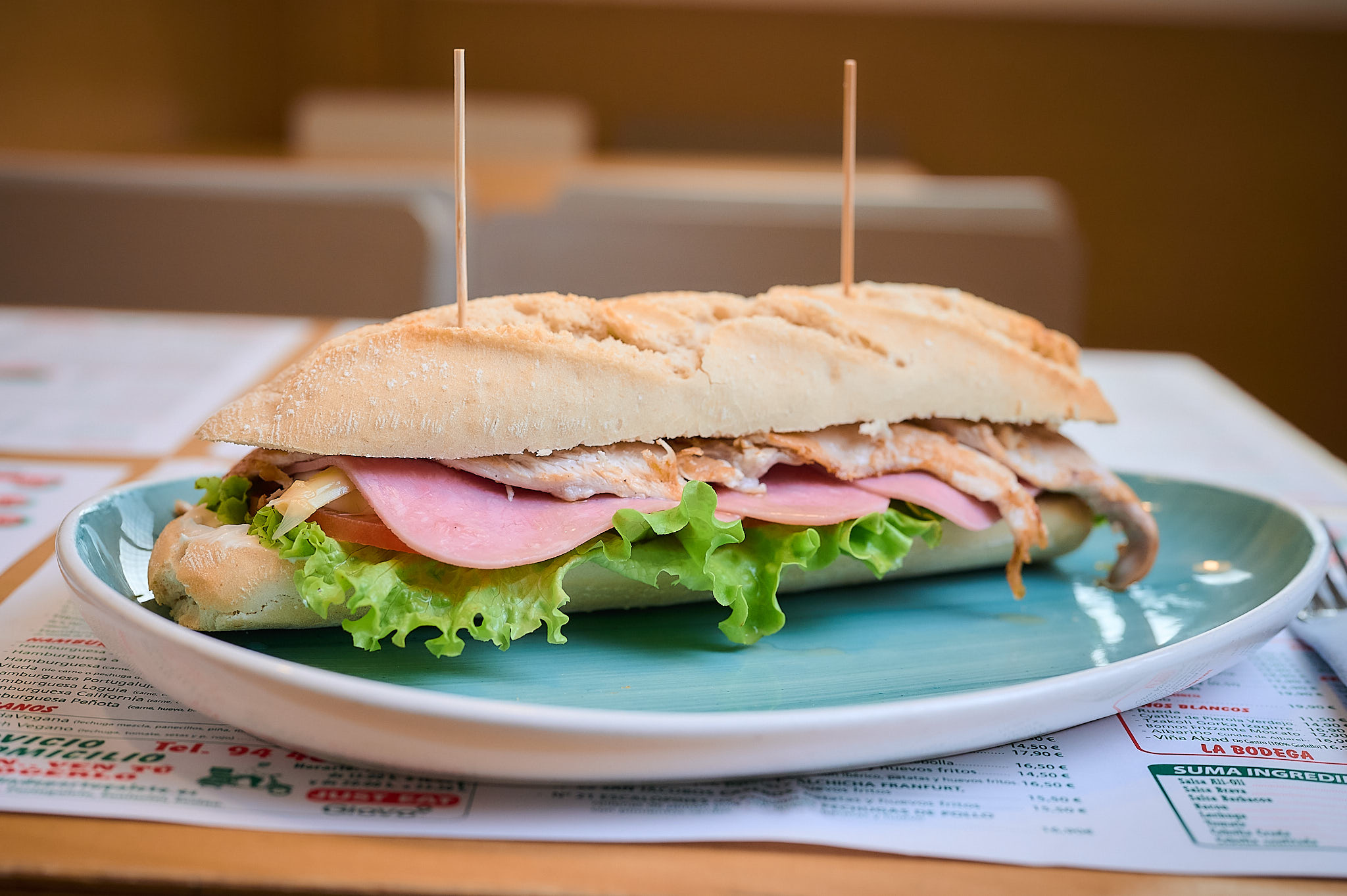 Restaurante de bocadillos y hamburguesas en Portugalete
